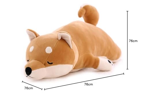 Fortuning's JDS Shiba Inu Umarmungskissen Plüsch weich Kinder schlafen Komfort Kissen Spielzeug