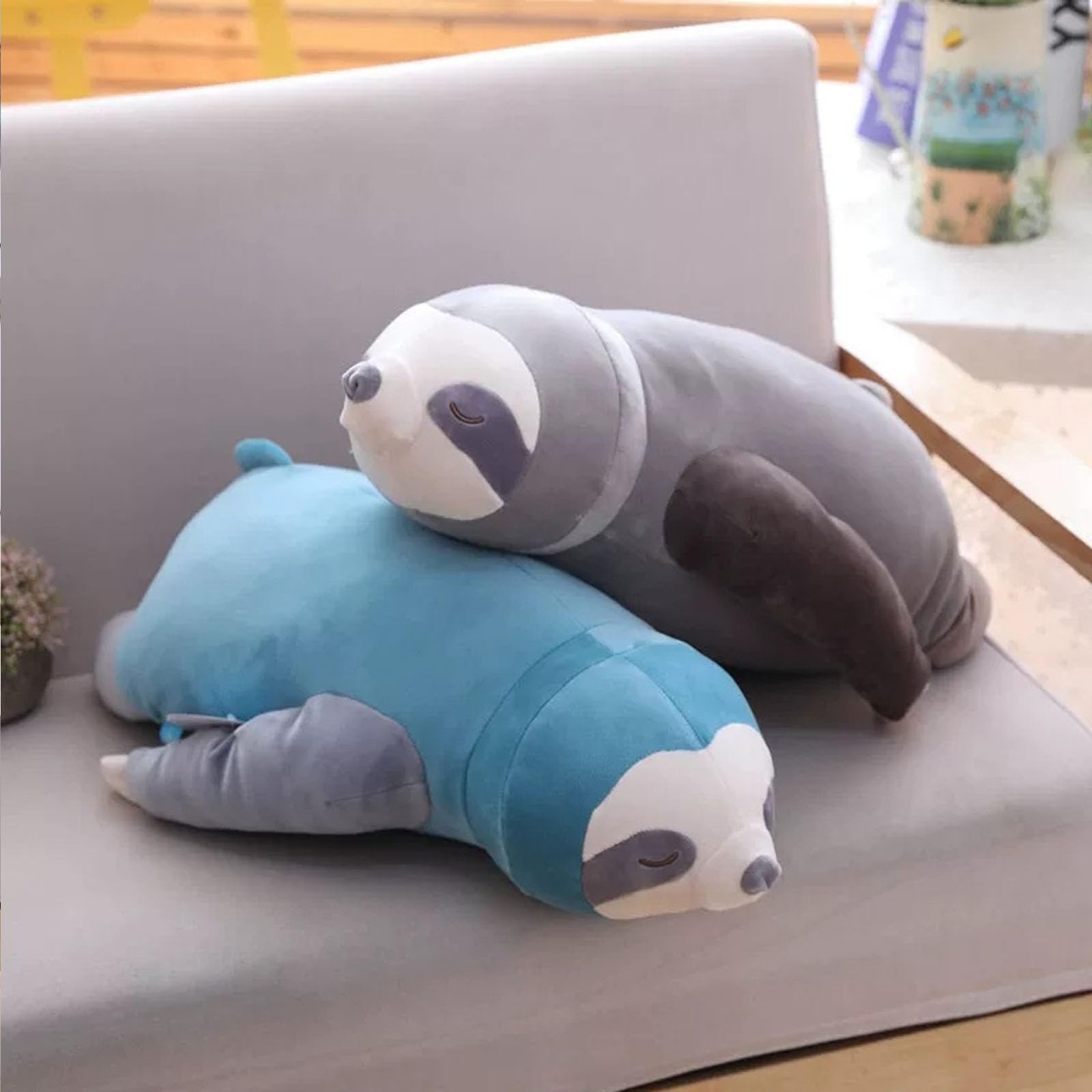 Faultier Kuscheltier, Weiches Faultier Plüschtier, Faultier Stofftier zum Kuscheln und Spielen, Sloth Plushies Stuffed