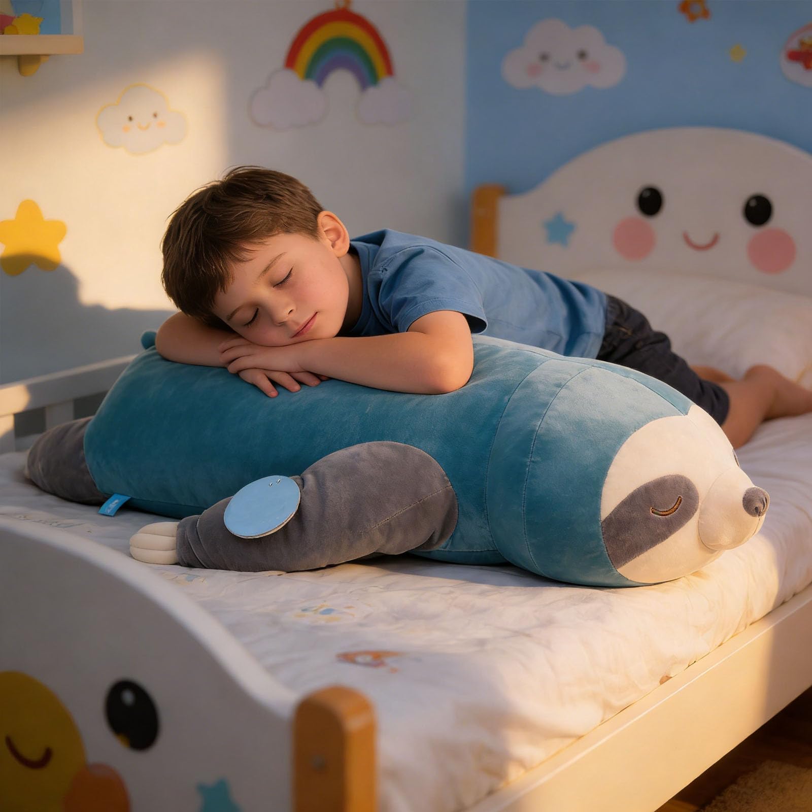 Faultier Kuscheltier, Weiches Faultier Plüschtier, Faultier Stofftier zum Kuscheln und Spielen, Sloth Plushies Stuffed